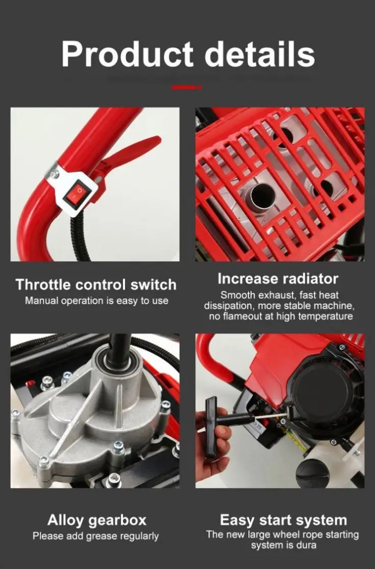 Professional Wheat/grass/rice/sorghum Seeder Paddy Planting Machine seeder hole digger ice snow drill