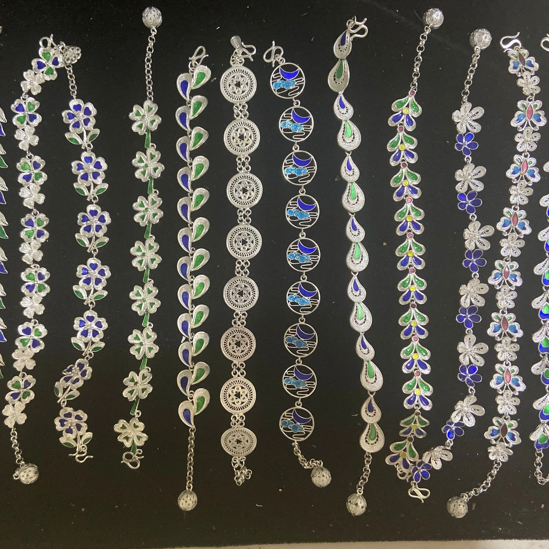 S999 pure real silver Chinese supplier miao ethnic  Silver jewelry Christmas gift customized  ornaments