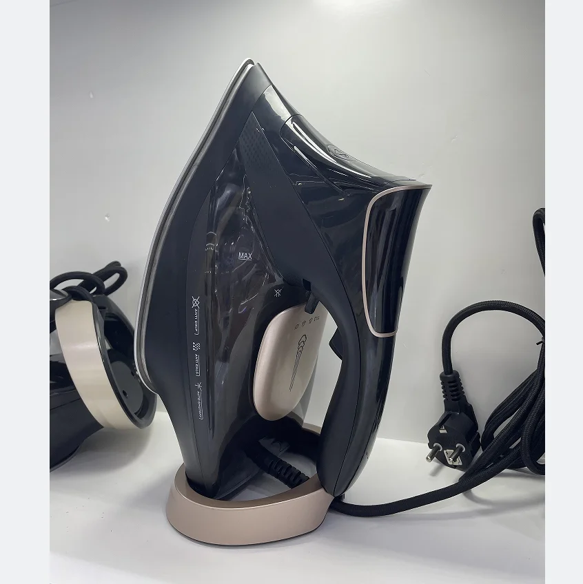 3000w High-end Led Steam Iron Ceramic Soleplate Vertical Heavy Duty Hand Fabric Commercial Industrial Steam Iron vapeur vapor