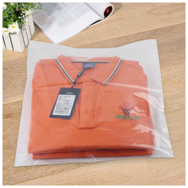 plastic frosted zipper bag ziplock bag clothing apparel packaging plastic bags for clothing packaging