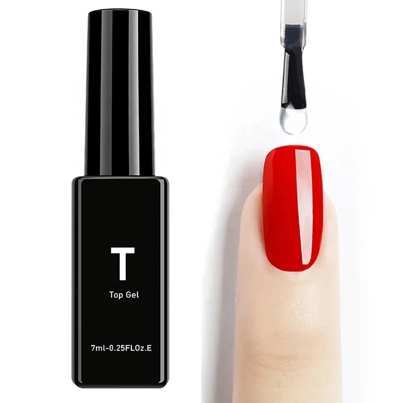O2NAILS gel polish uv gel soak off top gel top coat bright and durable coating for nails