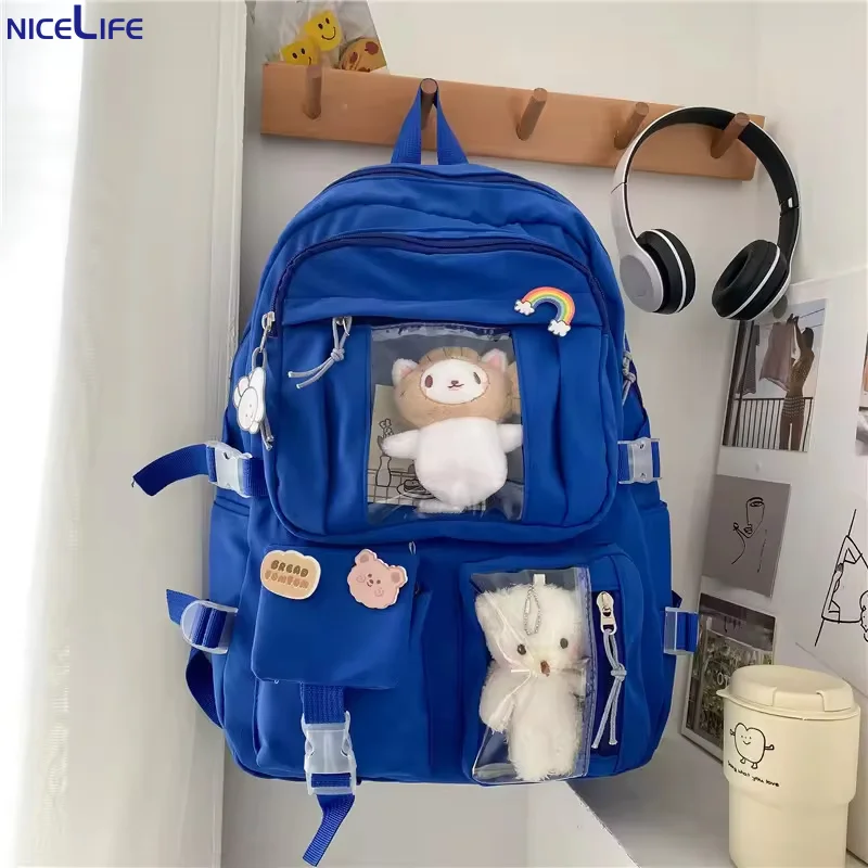 2024 Wholesale Cute Kids School Backpack Multiple Styles Children Backpack With Bear Hanging Piece