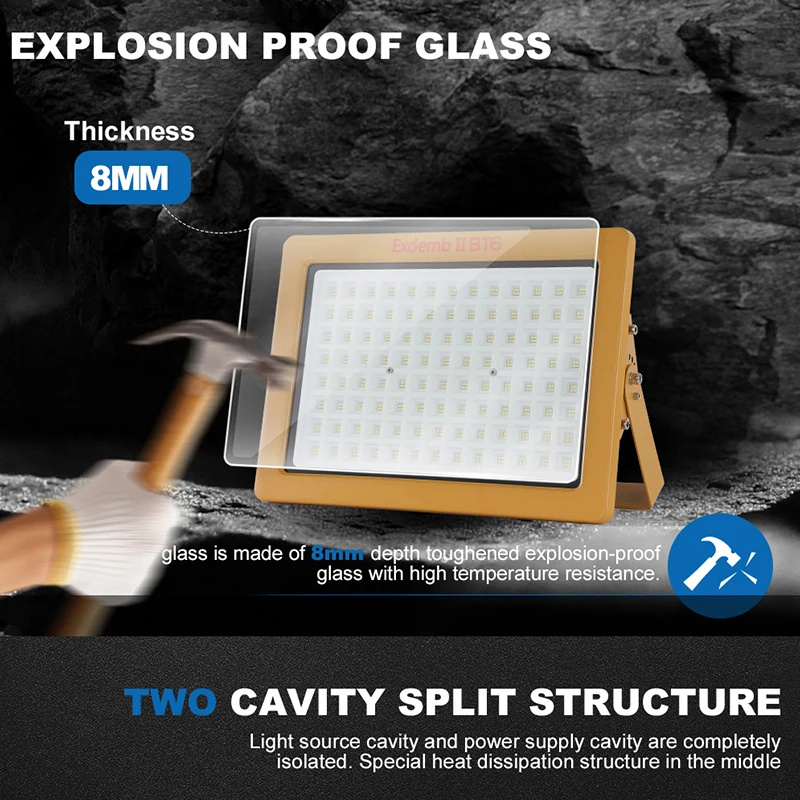 Explosion-proof lights 50w led flood light bridgelux led chip 50w