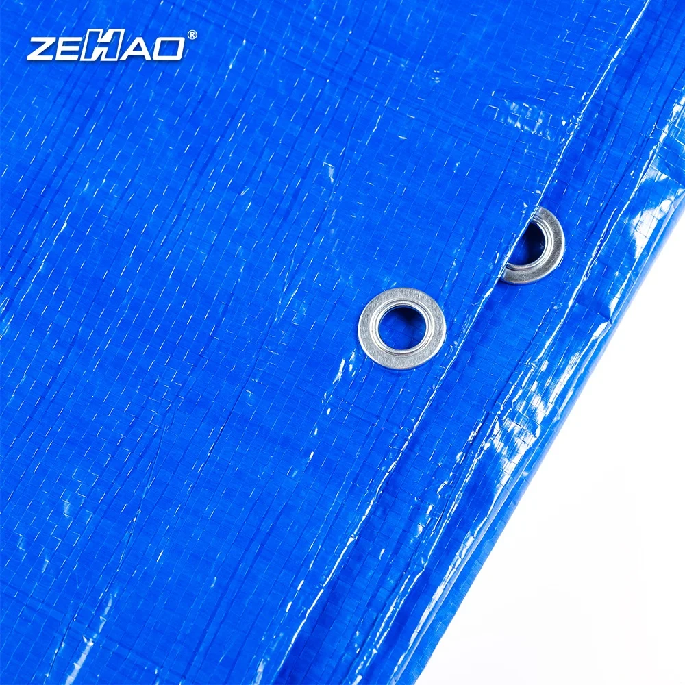 Heavy duty poly tarp PE waterproof tarpaulin cover china blue PE  tarpaulin