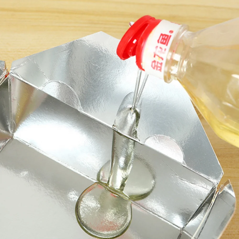 Disposable Food Container Paper Packaging Fried Chicken Snack Take Away Salad Lunch Box Aluminum Foil Kraft Paper KS Waterproof