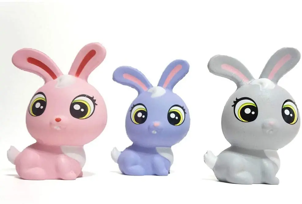 Сжимаемый кролик Kawaii мягкие сжимаемые животные медленно восстанавливающие форму игрушки для снятия