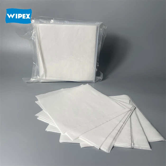 Lint Free Nonwoven Cleanroom Wipes Dust Free Wiping Cloth Cleanroom Wipes For Lab Use