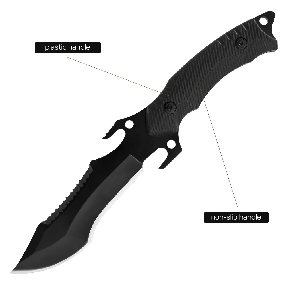 Dispatch Survival Knife Fixed Stainless Steel Blade  Hunting Knife knifes For Camping Outdoor