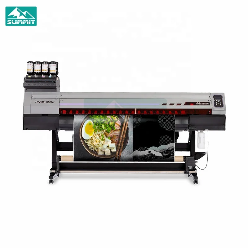 Original Mimaki UJV100-160Plus Upgrade Model UV Printer with White and Varnish