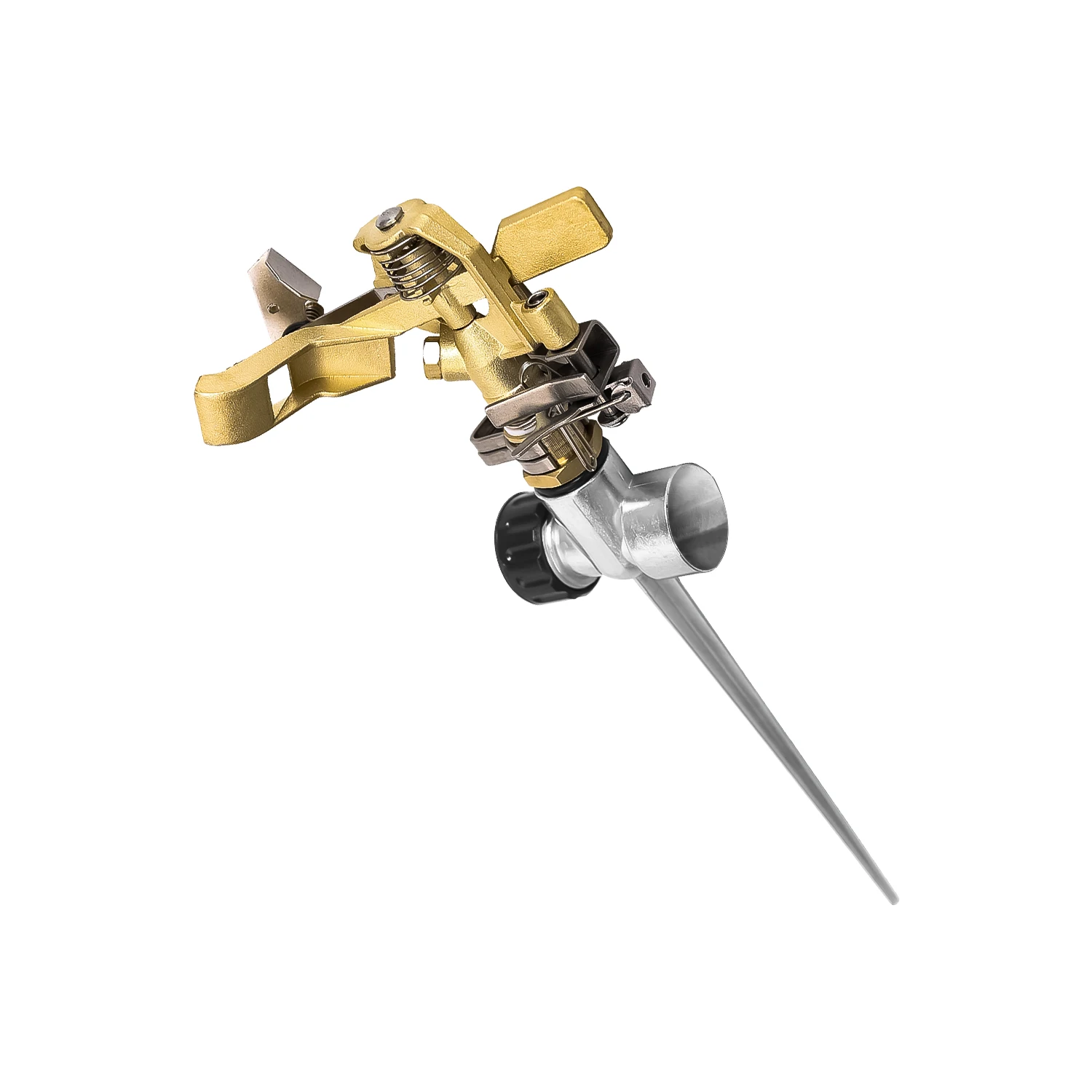 Sprinkler Irrigation System Garden Lawn Impulse Sprinkler Spike with 1 Tape and 2 Rubber Washers