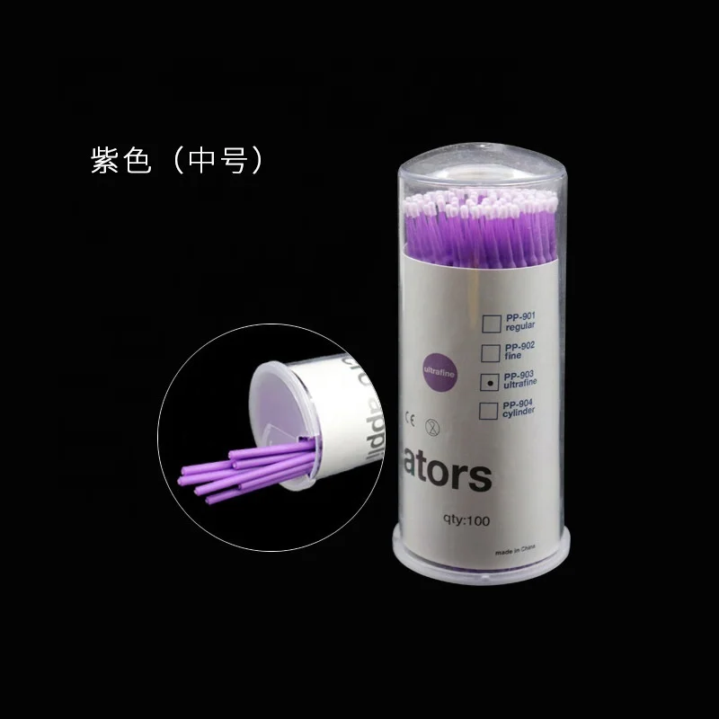 100pcs EyeLash Extensions Regular Disposable MicroBrush Micro Brushes