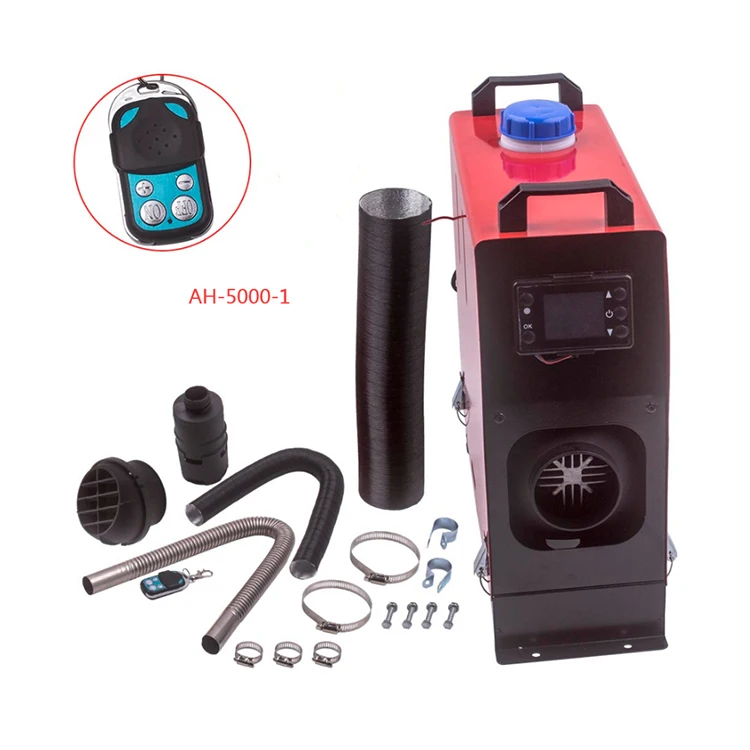 5KW/8KW Cab Air Heating 12V/24V DC Diesel Heater 12/24 Volt Parking Heater Integrated All In One Box For Truck/RV/Tent/Bus/Boat