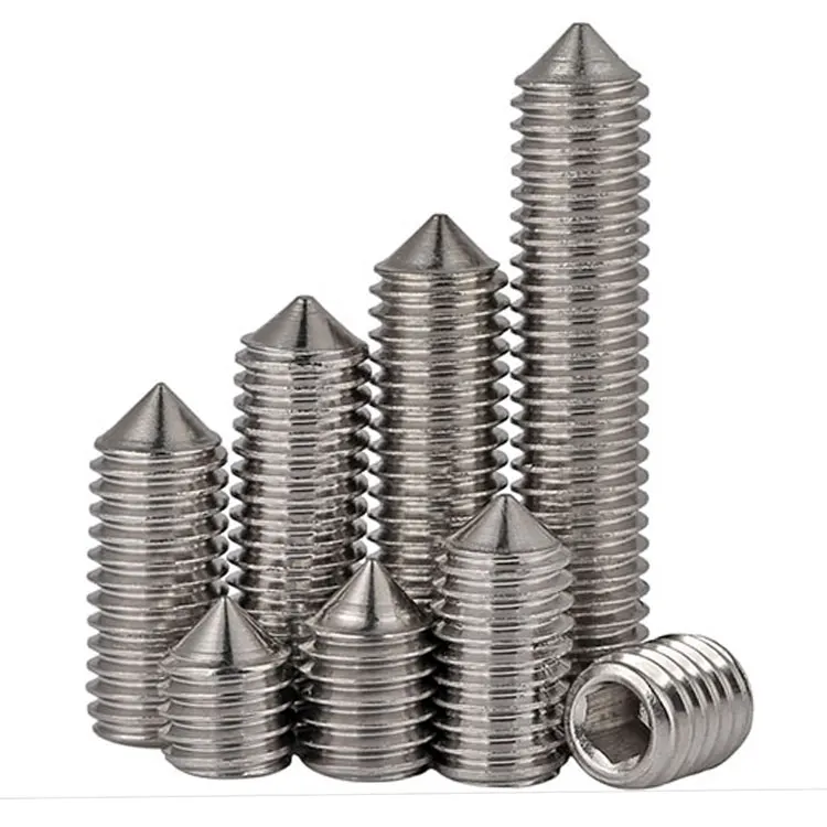 Штифт слот Torx Безголовый M12 M3 M4 M5 M7 M8 конус для собак шестигранный