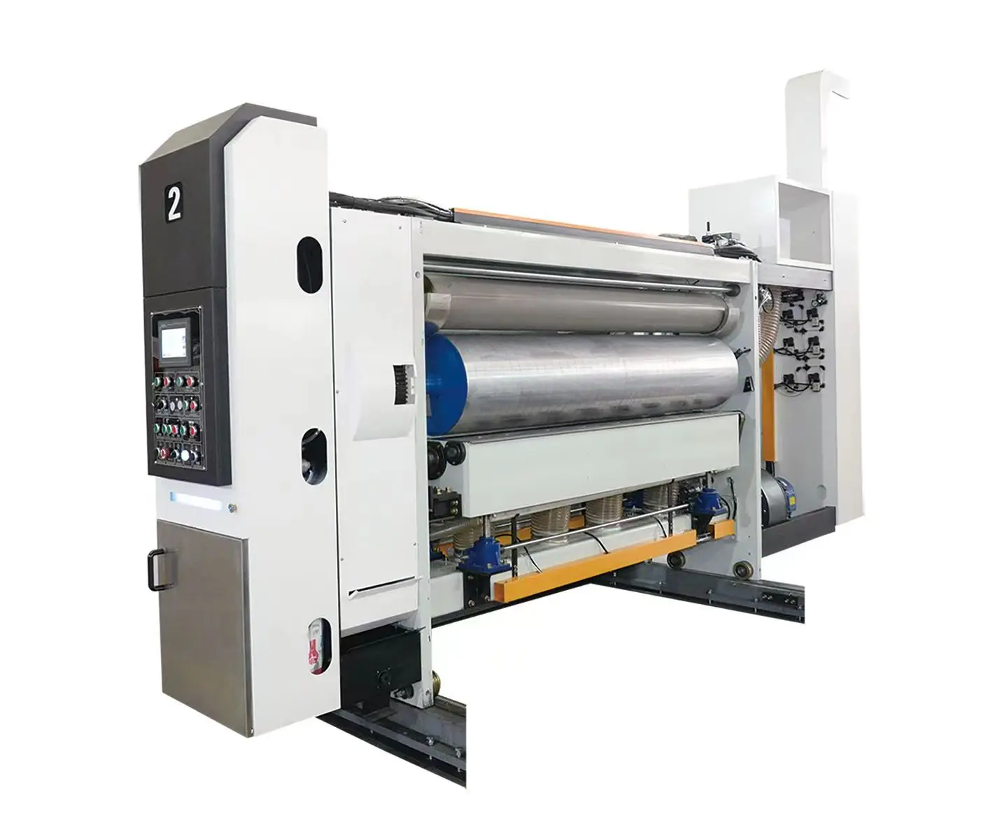 Professional Factory Full Auto Pizza Box Flexo Water Ink Printer Slotter Die Cutter Machine/Corrugated box printing machine