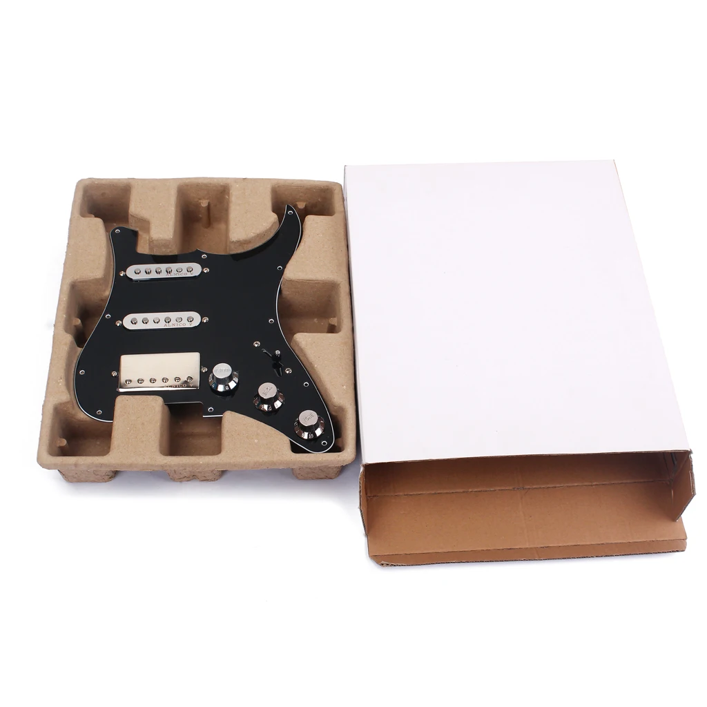 Prewired Strat Pickguard with SSH Pickup Set High Output Alnico V for ST Electric Guitar