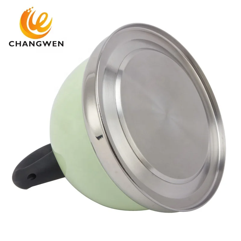 Kitchenware stainless steel whistling kettle gas stove kettle metal tea pot large water kettle