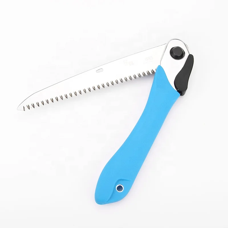 High Quality  Mini Camping Portable Saw with Folding blade Dry Wood Pruning Saw Gardens Folding Saw