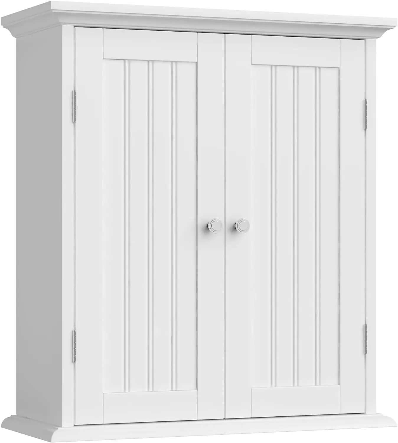 Bathroom Wall Cabinet, Over The Toilet Space Saver Storage Cabinet, Medicine Cabinet with 2 Door and Adjustable Shelves,Cupboard
