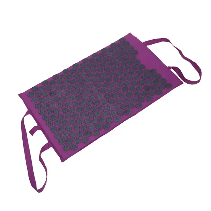 NEH High Density Accupressure foot massage spike mat acupressure mat and pillow set for massage akupunktur matte set