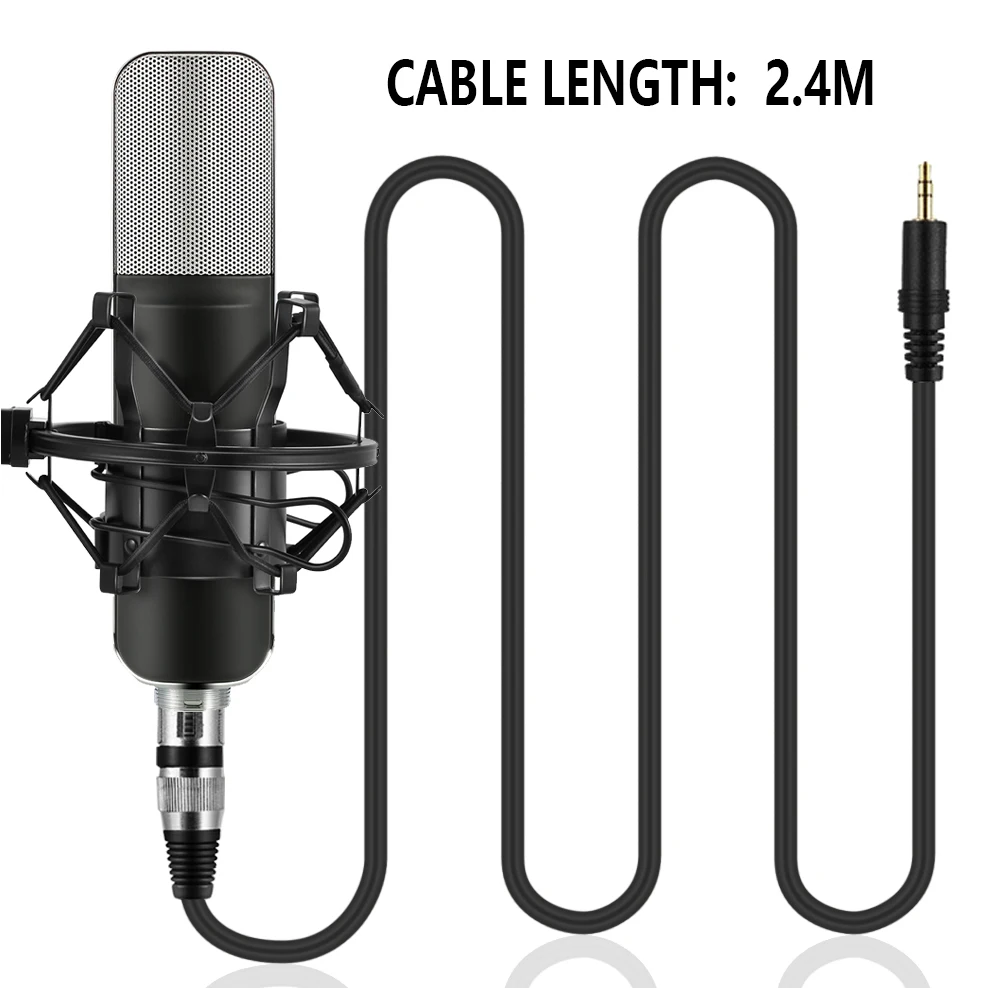
Q8 Metal Shock Mount Microphone For Recording Vocal Microphone 