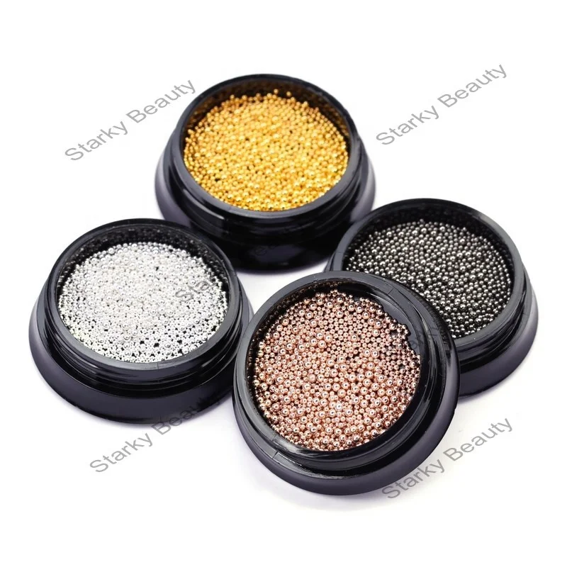 New Style Nail metal ball caviar bead for nail polish