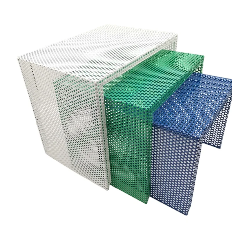 different size  aluminum perforated coffee desk perforated sheet metal perforated metal sheet