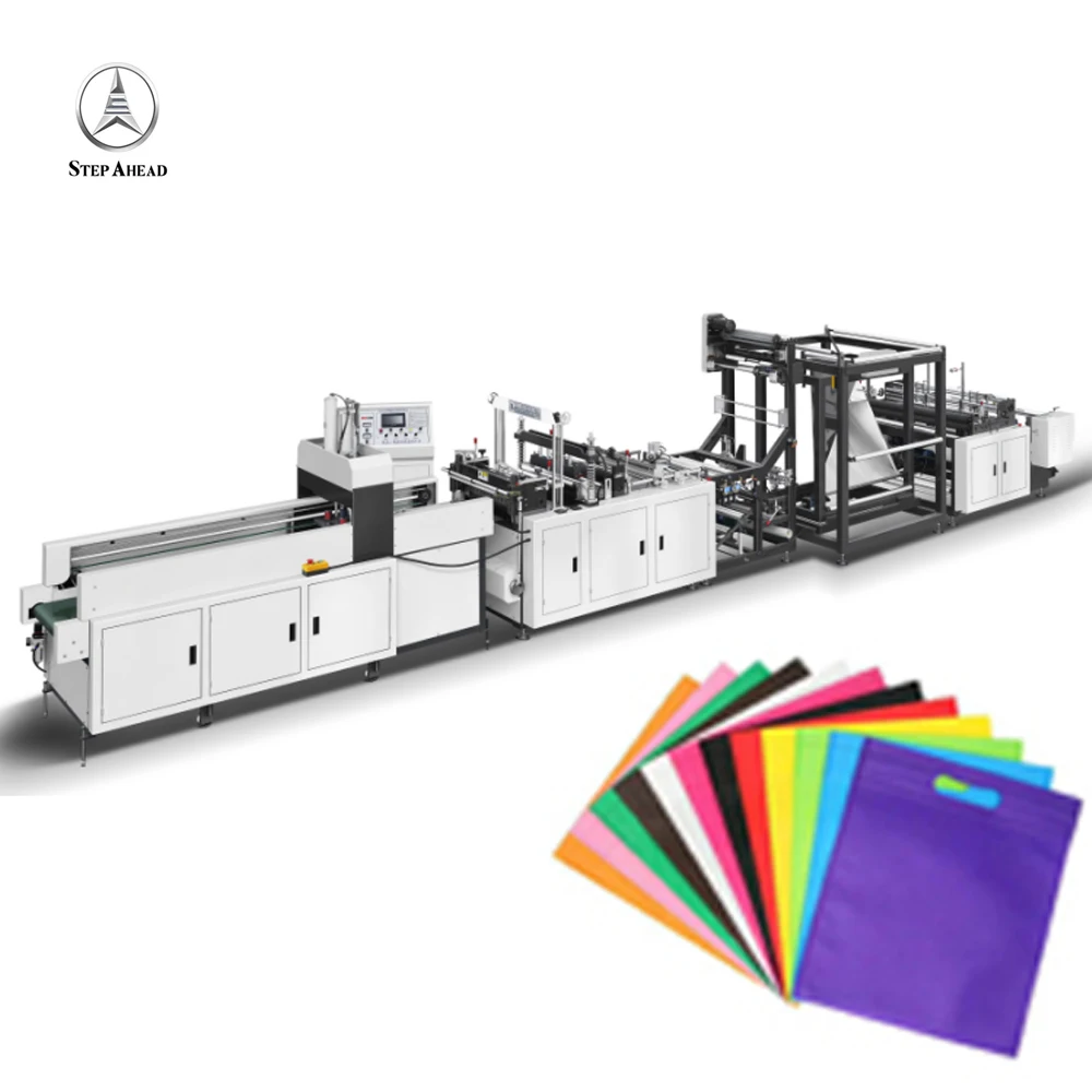 non-woven bag making machine D-cut fabric bag making machine fully automatic