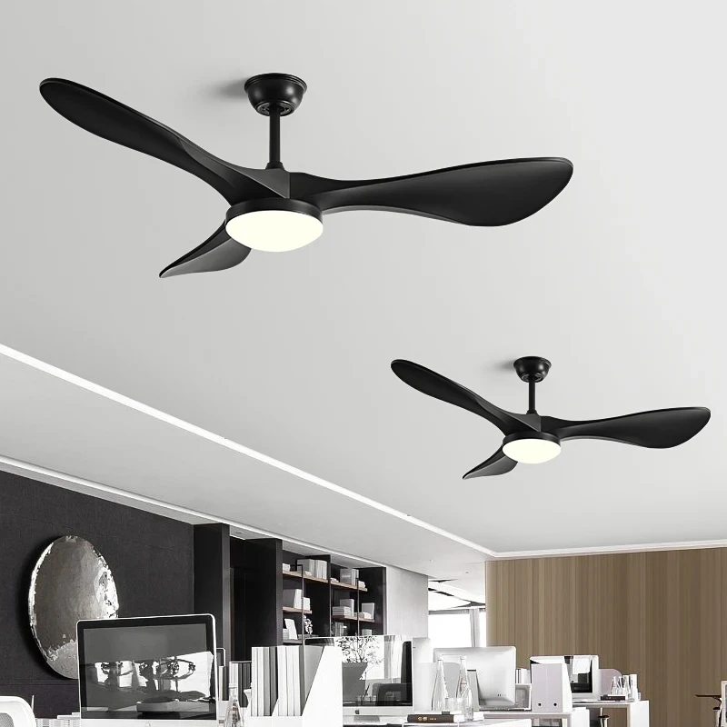 ceiling fan BH-JY1208 52 inch dc motor 3 ABS blades high speed led ceiling fan with remote control