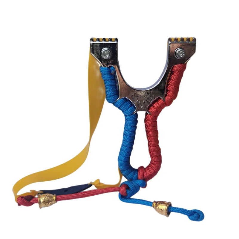 Alloy Double Aiming Slingshot for Outdoor Hunting