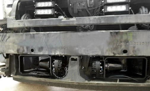 HAIBANG SPECIAL SHAPE SPEAKER IN 100W Fire EMS Truck Alarm Siren Air Speaker Electronic Horn Speaker