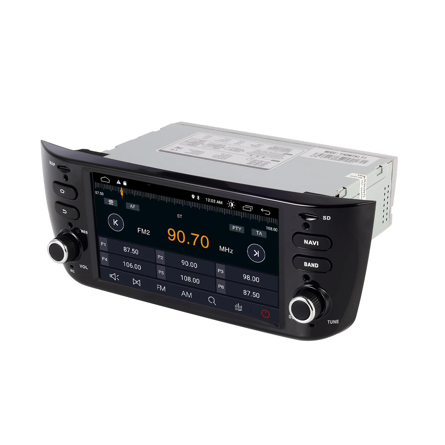 1Din Android 11 автомобильный DVD мультимедийный плеер для Fiat/Linea/Punto evo 2012-2015 GPS Навигация стерео аудио Авторадио BT SD