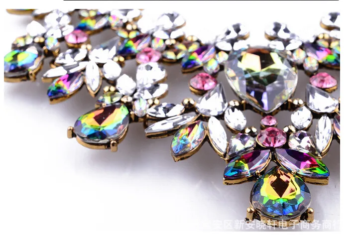 2019 crystal rhinestone necklace fashion statement necklace jewelry necklace