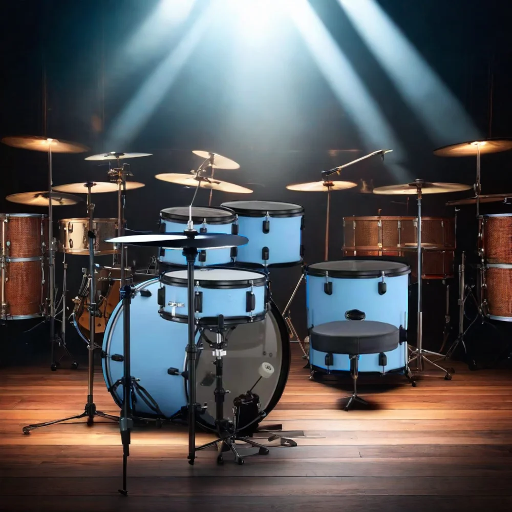 2024 new Jazz Drum kit cymbals set bass snare Floor Tom drum musical instruments professional 5 6 7 drum 3 4 cymbals