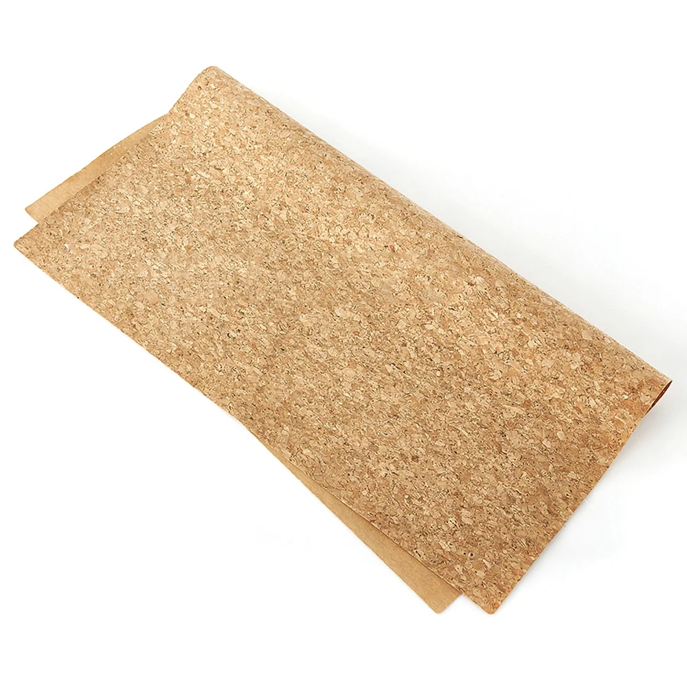 Good quality leather natural gold fleck cork fabric