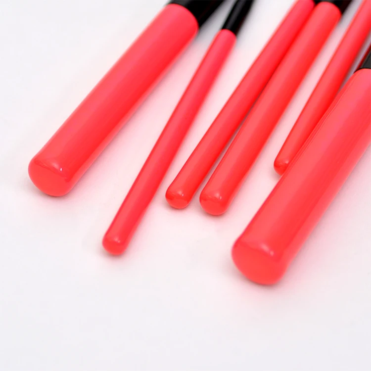 Beautiful Bag 5pcs Friendly Personalised Wholesale Professional Kabuki Makeup Brush Set