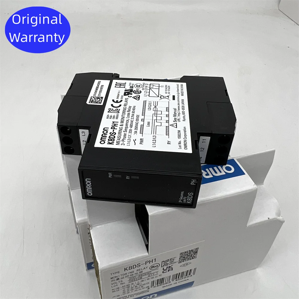 Трехфазный чередования фаз обрыва фазы реле K8DS-PH1 реле контроля