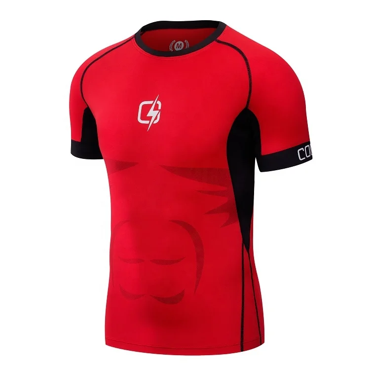 2021 Manufacturer Wholesale Good Ductility 90% Polyester 10% Spandex Blank T-shirt Compression