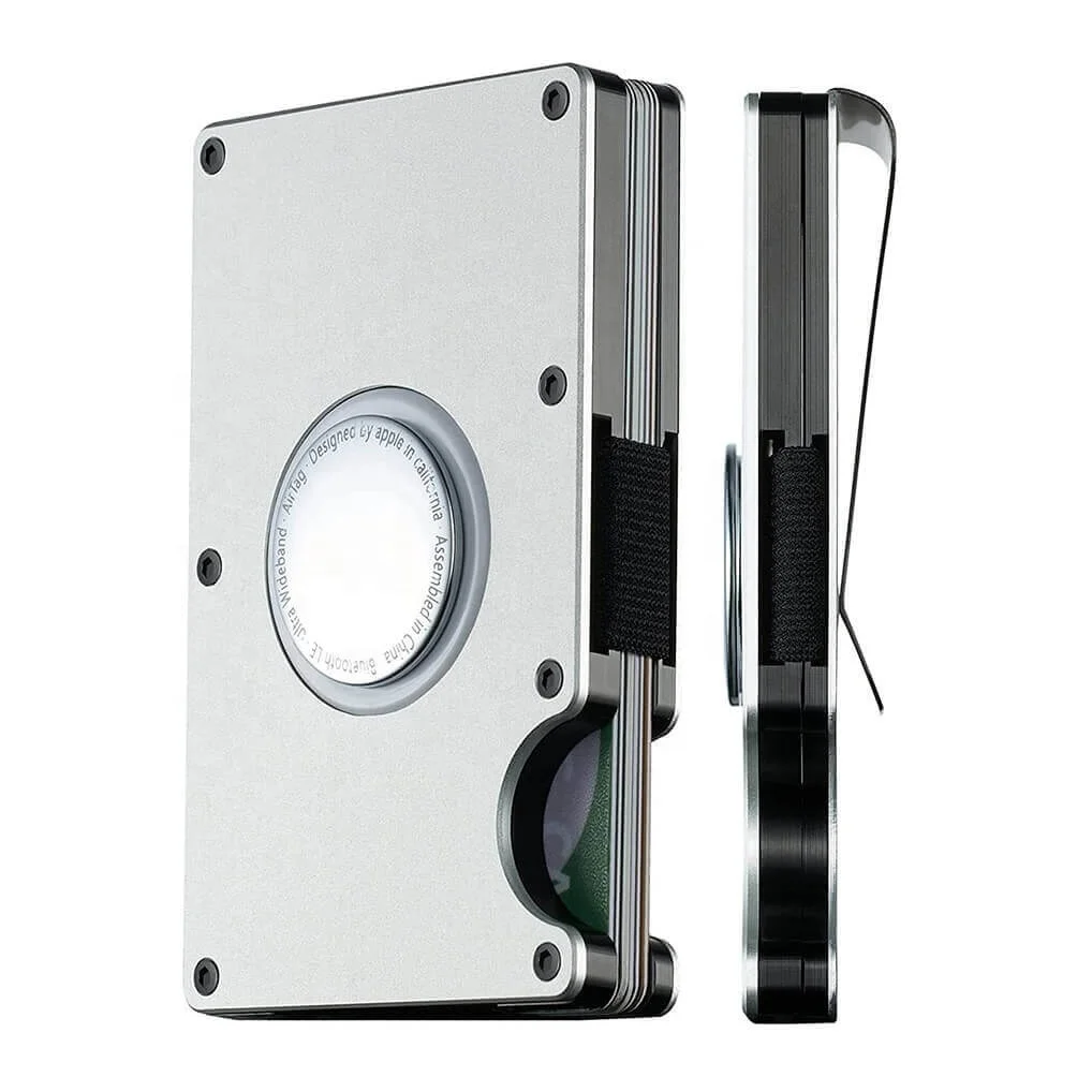 Professional Supplier New Products Bank Credit Bank Air Tag Card Holder  Wallets Men Aluminum Metal Tactical Cardholder Case