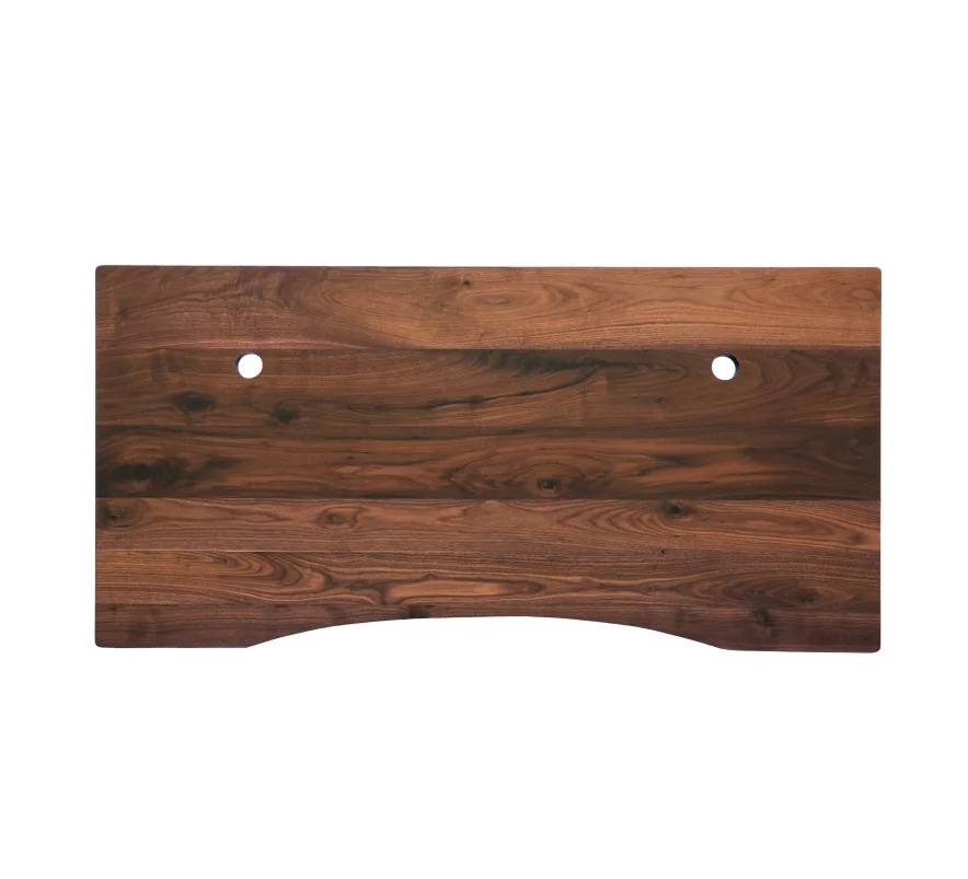 Computer desk top solid wood Black walnut edge glued table top Office building Home office