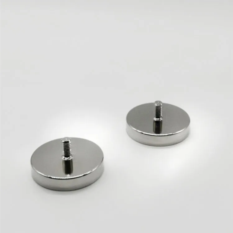 Super strong magnet holding pot Magnet with Male Threaded Stud