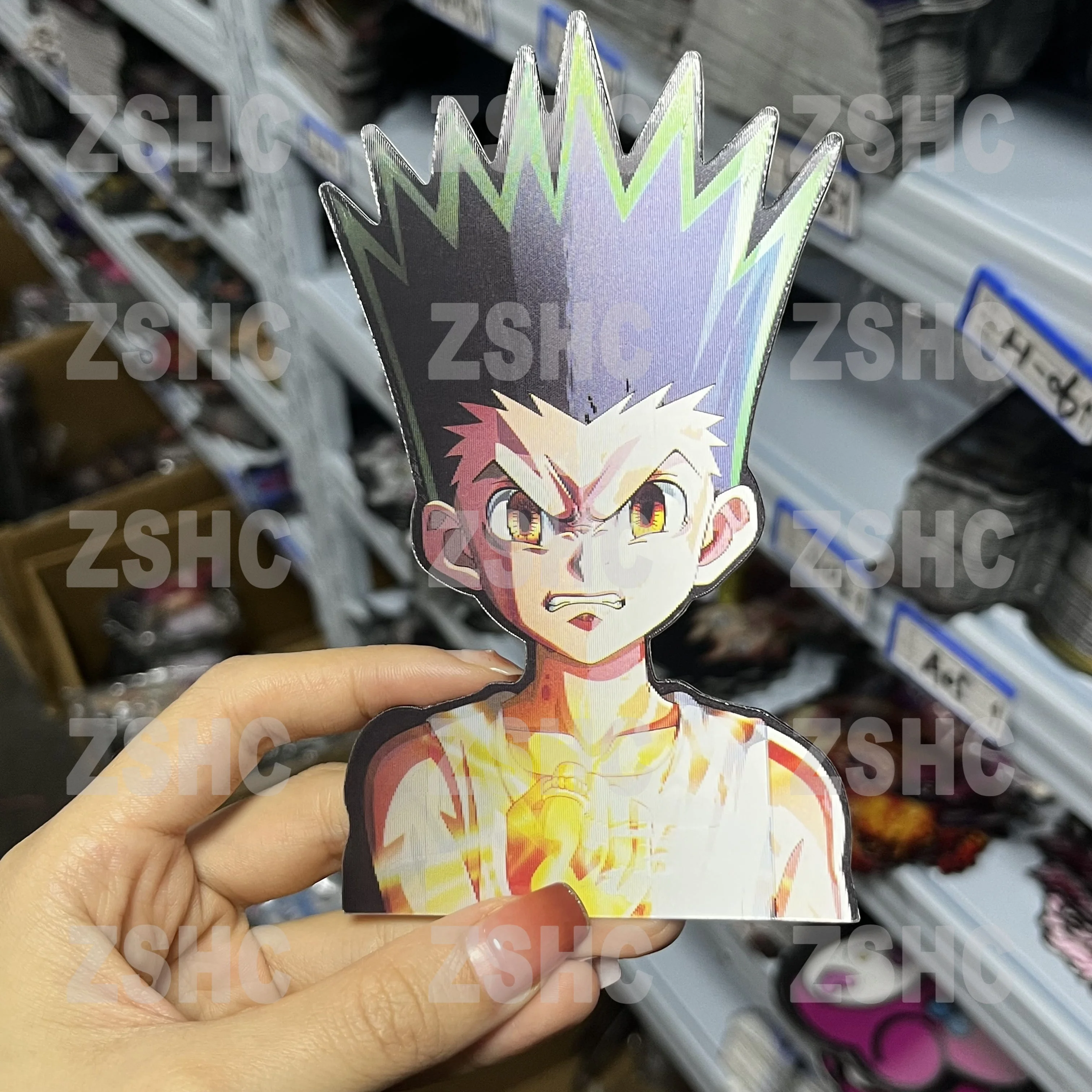 Hunter X Hunter Gon Motion Refrigerator 3D Motion Stickers Anime Waterproof Decals For Car Suitcase Laptop
