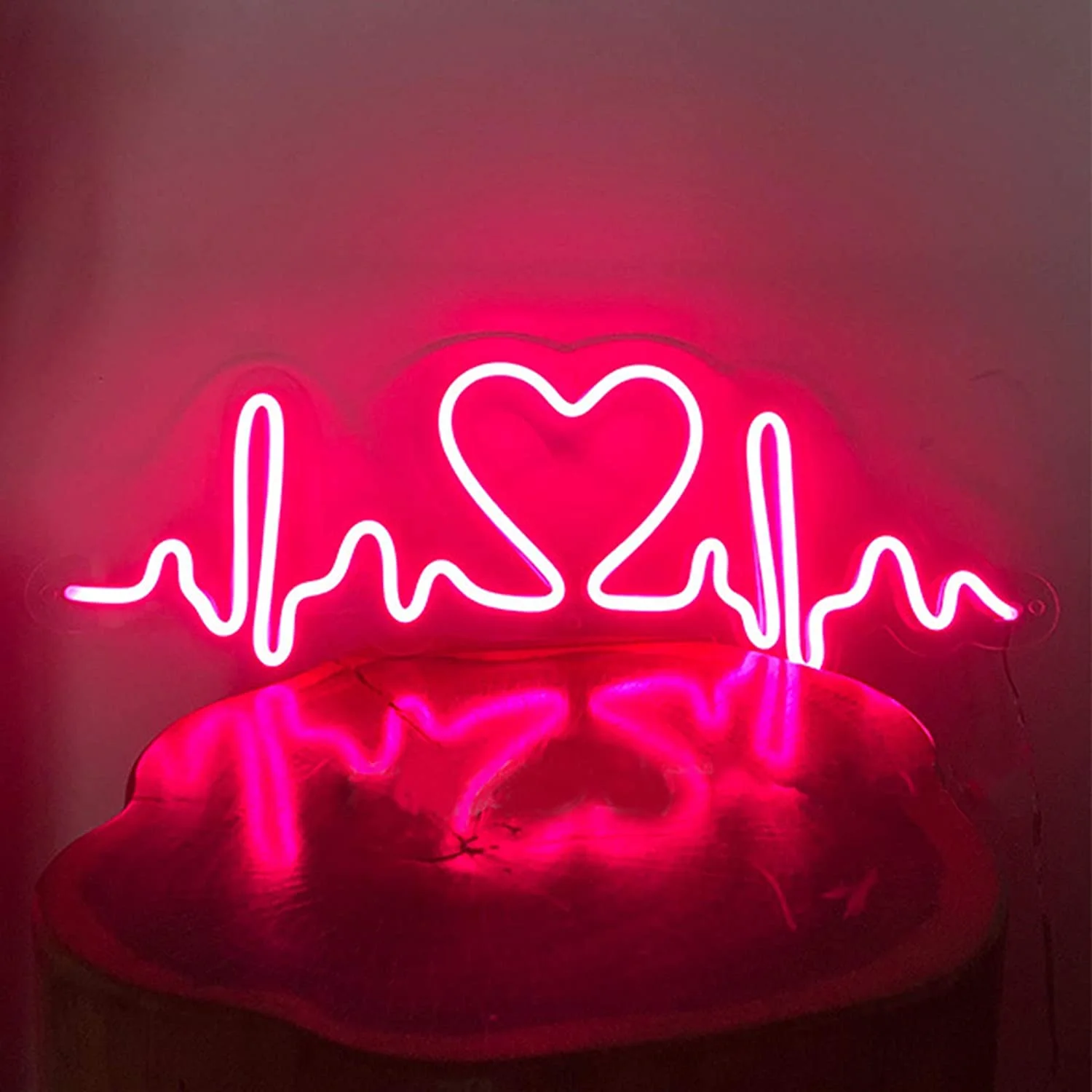 Indoor Or Outdoor Acrylic Neon lamp waterproof love heart neon lights custom led love neon sign for wedding