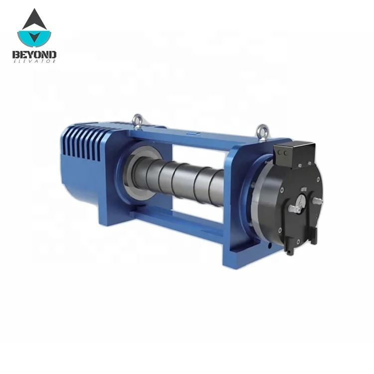 Shopping mall elevator traction machine Monadrvie  /MGD120/1150KG/1250KG/1350KG/1600KG/15--20persons/elevator gealess motor