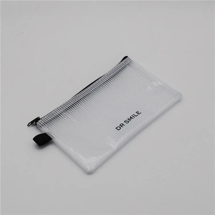 Zipper Pouch Travel Cosmetic Organizer Case Clear Waterproof PVC Cosmetic Toiletry Bag