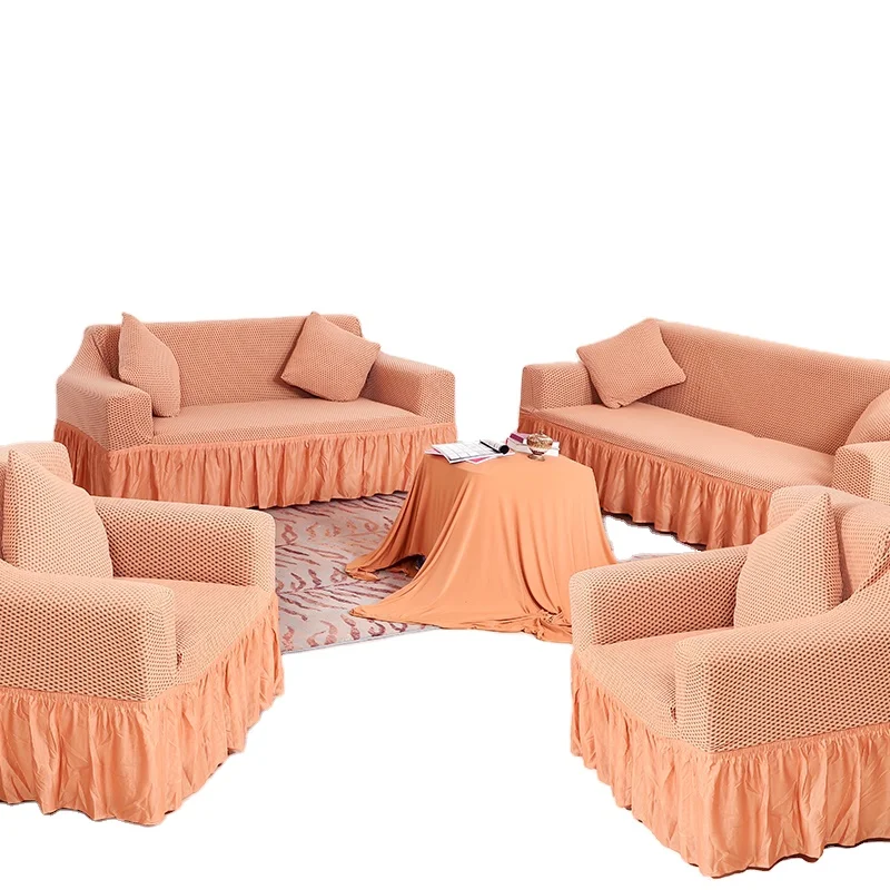 Ready made covers sofa printed spandex fabric seat recliner stretch elastic sofa cover