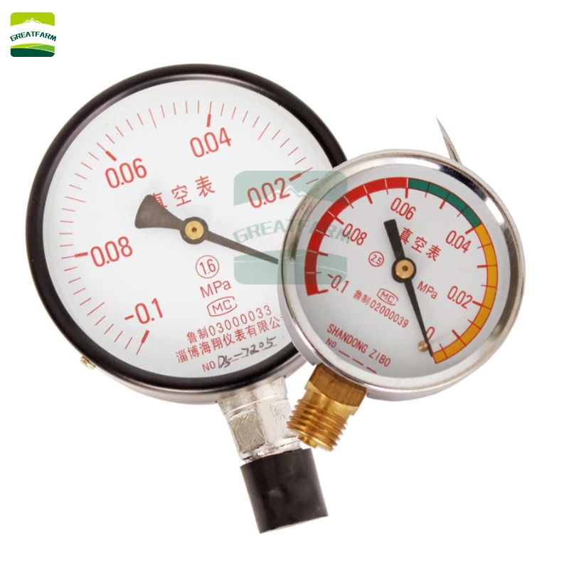 Vacuum meter for milking machine Pressure gauge Manometer