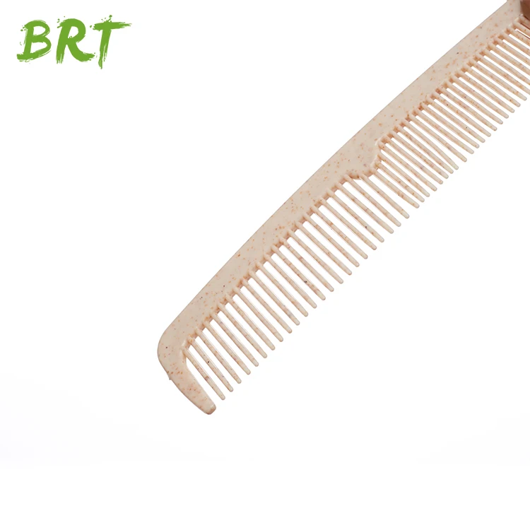 Wheat Straw Hotel Use Disposable Pocket Hair Comb