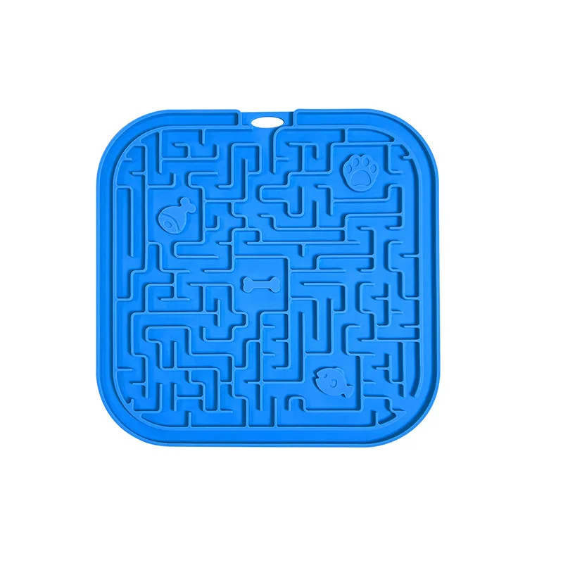 Pet Eating Speed Stops Gulping Labyrinth Slow Feeding Food Mat for Small Dogs Cats