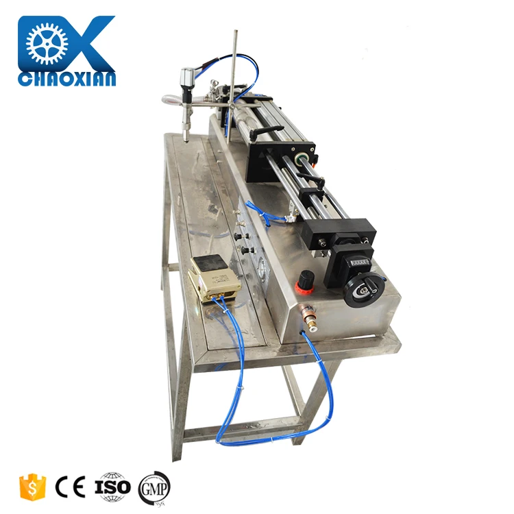 Semi Automatic Container Commercial Drinking Water Color Collapsible Tube Cologne Filling Machine