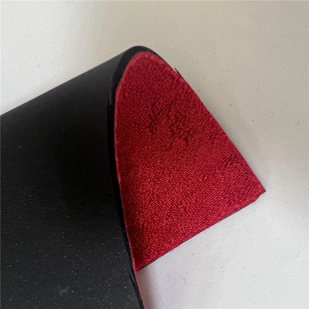 UOO Manufacturer 3mm Black CR Embossed Sharkskin Neoprene Long Terry Mercerized Loop Brush Neoprene Fabric for Orthopedic Items